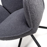 Uno Chair - Grey Boucle (Only sold in 2's) - Image 6