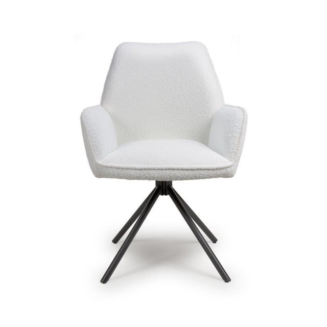 Uno Chair - Ivory Boucle (Only sold in 2's) - Main Image