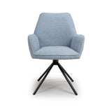 Uno Chair - Light Blue Boucle (Only sold in 2's) - Main Image