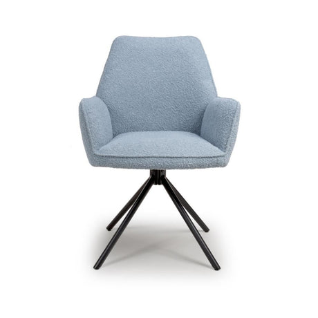 Uno Chair - Light Blue Boucle (Only sold in 2's) - Main Image