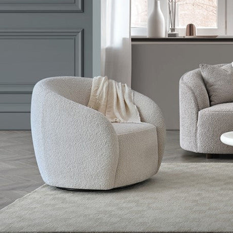 Aluxo Nolita Boucle Accent Chair