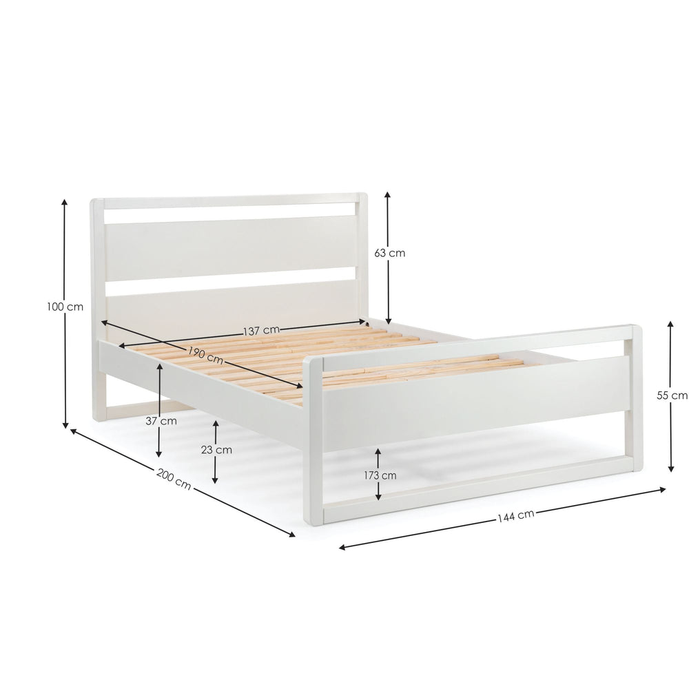 Venice Bed - Grey / Double - VEN012