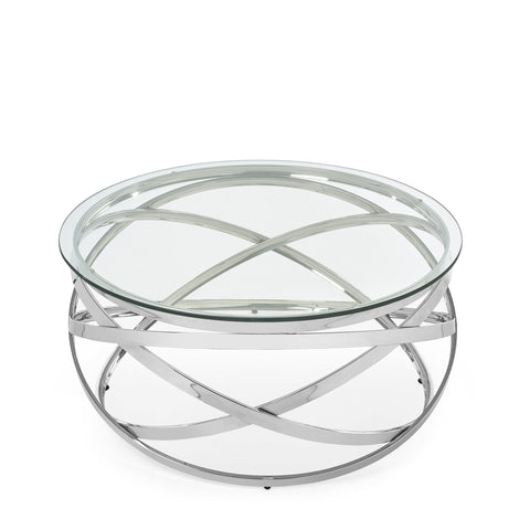 Vienna Coffee Table - Silver - VIE001