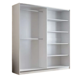 Vigo Sliding Mirrored Wardrobe with Shelves & Rails