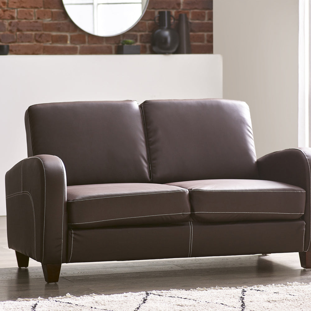Vivo 2 Seater Sofa - Dark Brown - VIV002