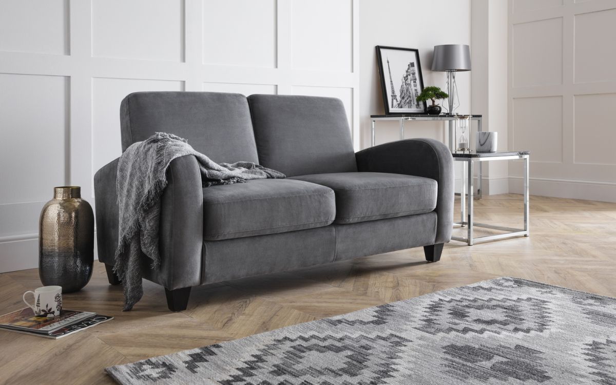 Vivo Sofabed In Dusk Grey Chenille