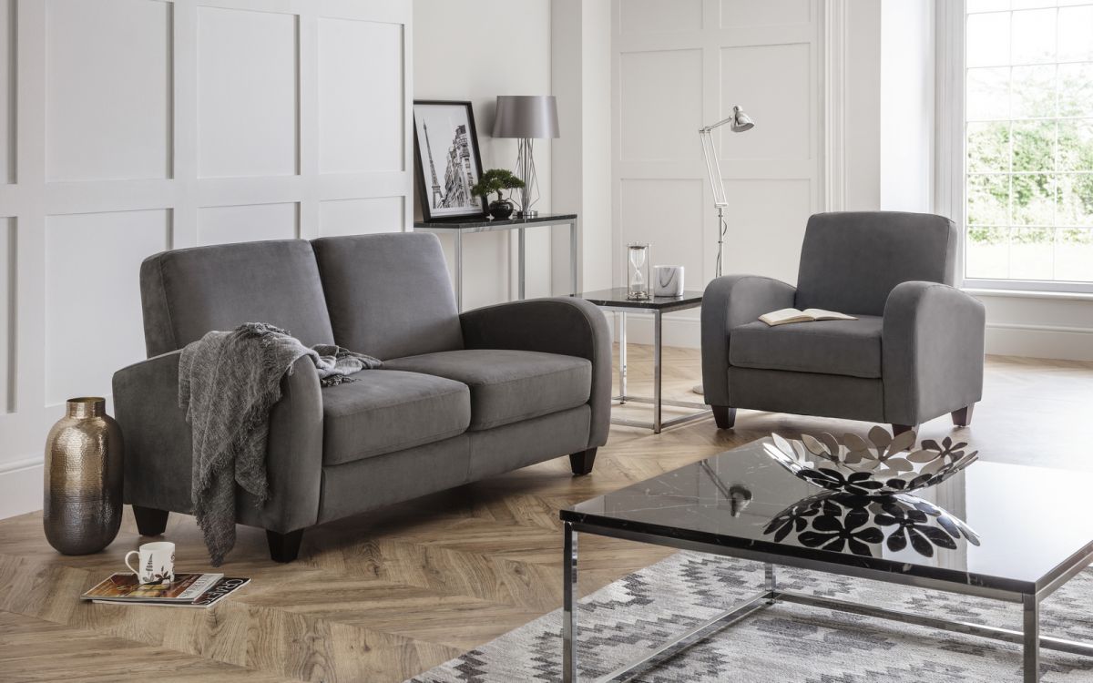 Vivo Sofabed In Dusk Grey Chenille