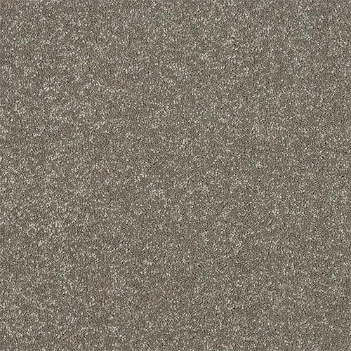 Taupe velvet upholstery fabric swatch for sofa or armchair furniture texture close up