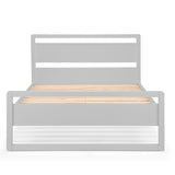 Venice Bed - Grey / Double - VEN012