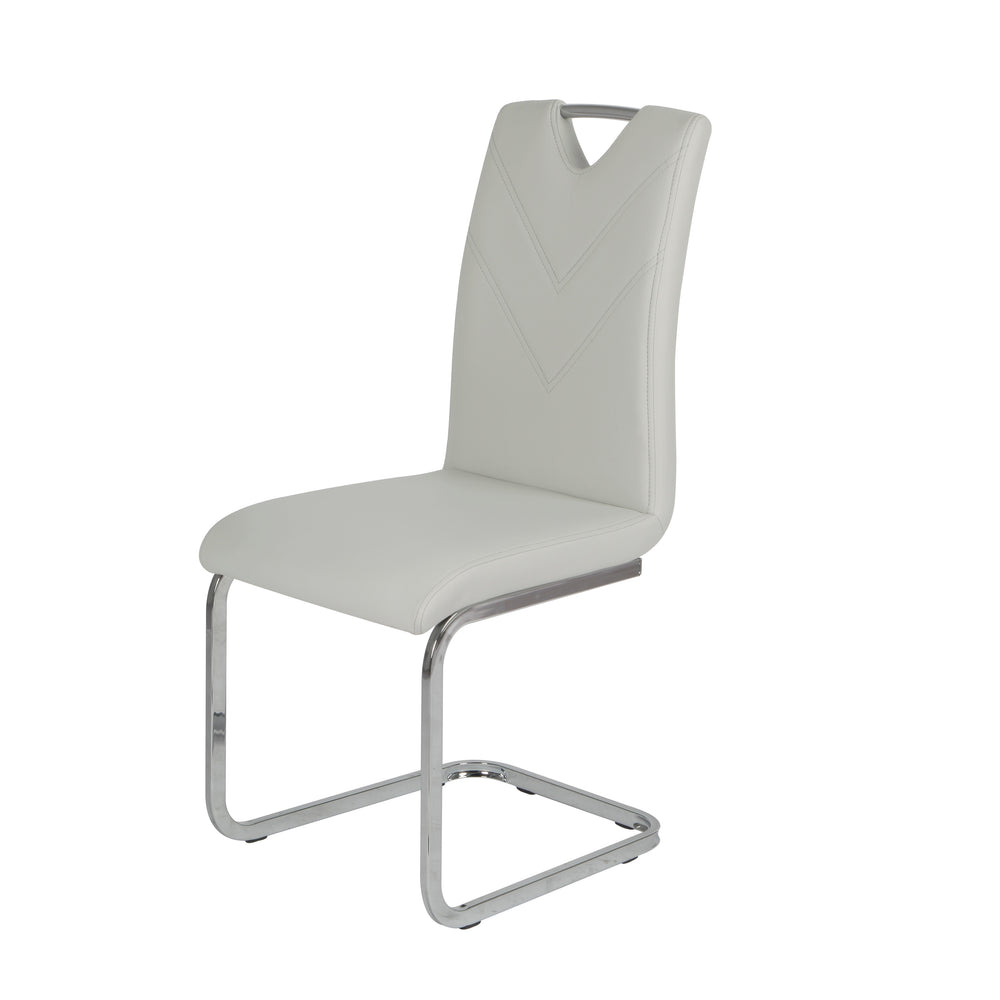 Vicenza Taupe Dining PU Chair