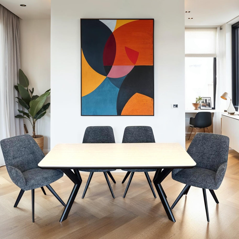 Viko Dining Table Travertine 1.6 Metre