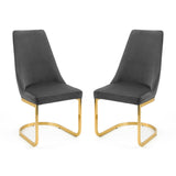 Vittoria Cantilever Dining Chairs (Set of 2) - Blue - VIT004
