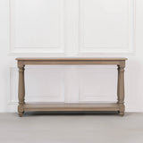 Rustic Wooden Farmhouse Console Table