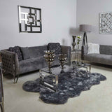 Apex Stainless Steel Coffee Table Smoked Glass Top - Dsp