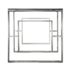 Apex Stainless Steel End Table Smoked Glass Top-Dsp