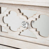 Hampton Beach 3 Door 3 Drawer Cabinet Washed Ash And Mirror - Dsp