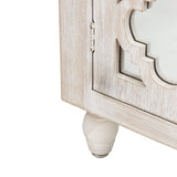 Hampton Beach 3 Door 3 Drawer Cabinet Washed Ash And Mirror - Dsp