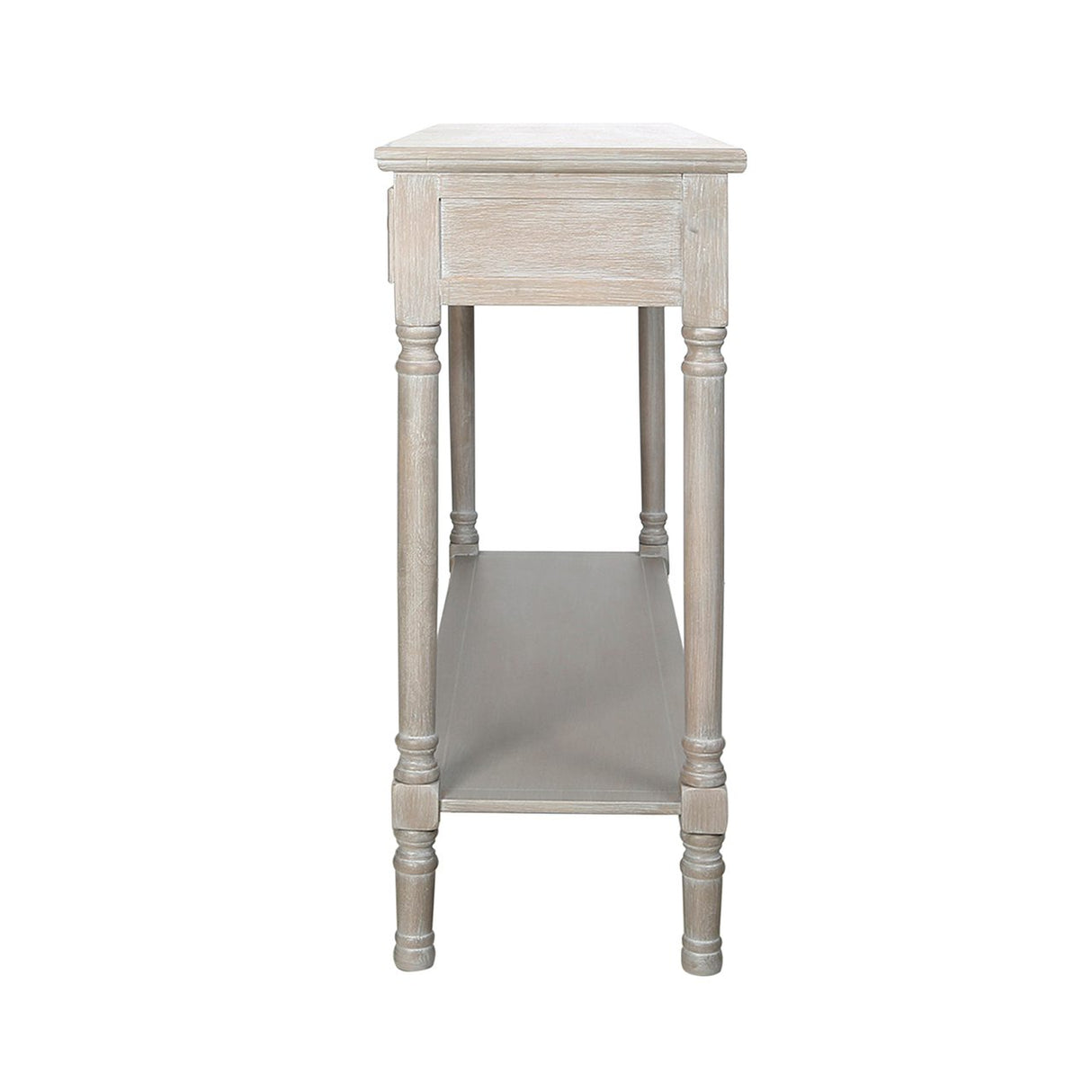Delta Large 3 Drawer Console Table Taupe - Ball Handle-Dsp