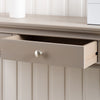Delta Large 3 Drawer Console Table Taupe - Ball Handle-Dsp
