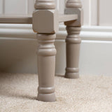 Delta Large 3 Drawer Console Table Taupe - Ball Handle-Dsp