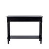 Delta Medium 3 Drawer Console Table Black - Ball Handle-Dsp