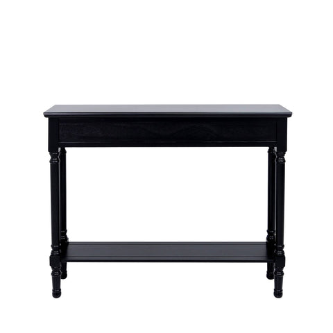 Delta Medium 3 Drawer Console Table Black - Ball Handle-Dsp