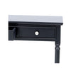Delta Medium 3 Drawer Console Table Black - Ball Handle-Dsp