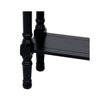 Delta Medium 3 Drawer Console Table Black - Ball Handle-Dsp