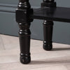 Delta Medium 3 Drawer Console Table Black - Ball Handle-Dsp