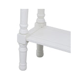 Delta Medium 3 Drawer Console Table White - Ball Handle
