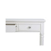 Delta Medium 3 Drawer Console Table White - Ball Handle