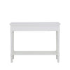 Delta Medium 3 Drawer Console Table White - Ball Handle
