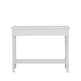 Delta Medium 3 Drawer Console Table White - Ball Handle