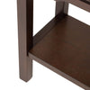 Lindon 2 Door 2 Drawer Sideboard Walnut Brown- Kd With Gold Handles