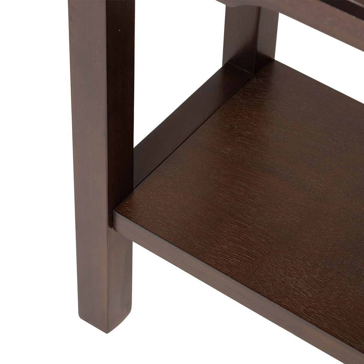 Lindon 2 Door 2 Drawer Sideboard Walnut Brown- Kd With Gold Handles