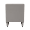 Venus 2 Drawer Bedside Cabinet Grey Elm-Kd Legs