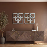 Ivanna 4 Door Sideboard Light Walnut