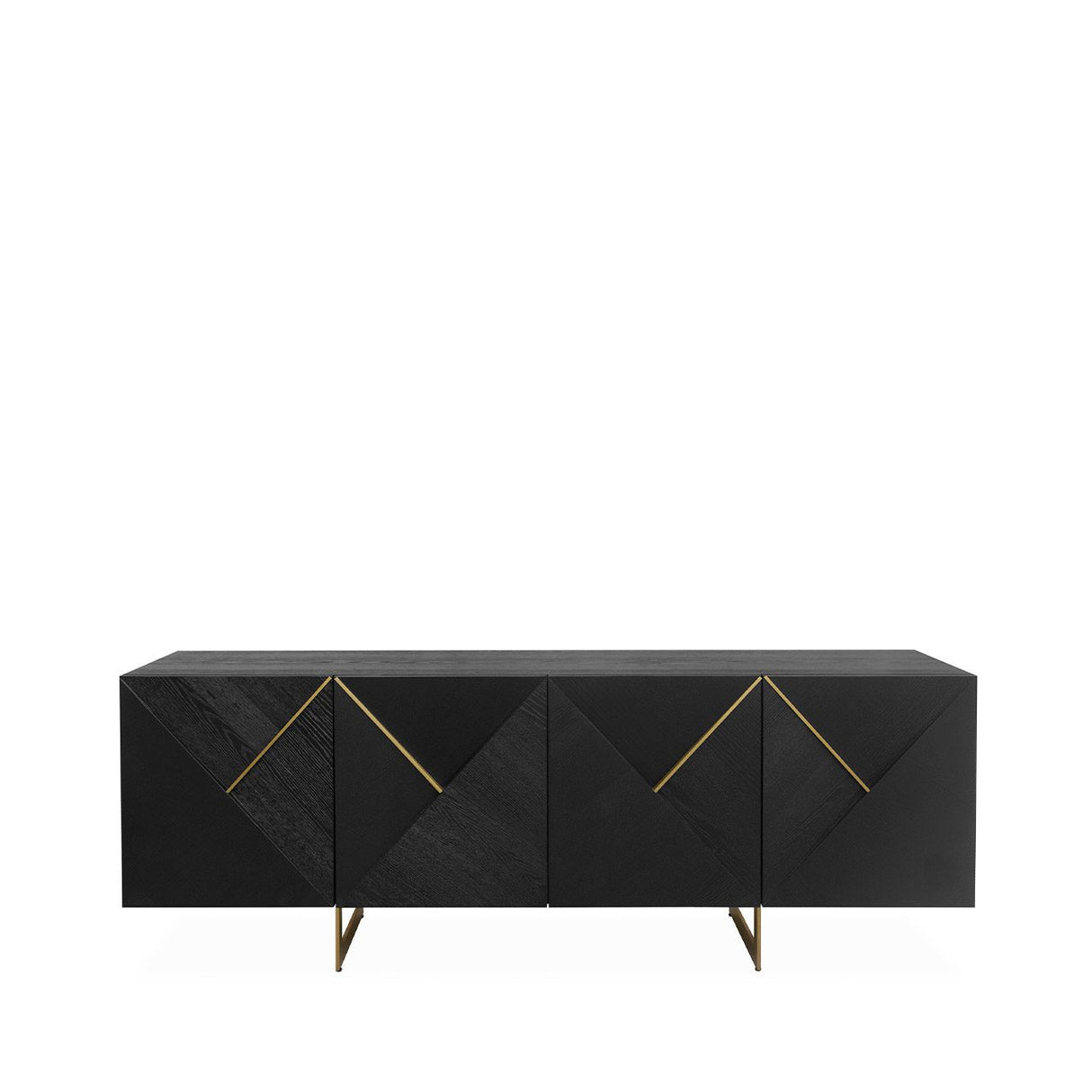 Ivanna 4 Door Sideboard Espresso Oak
