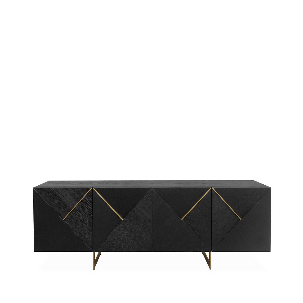 Ivanna 4 Door Sideboard Espresso Oak