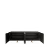 Ivanna 4 Door Sideboard Espresso Oak