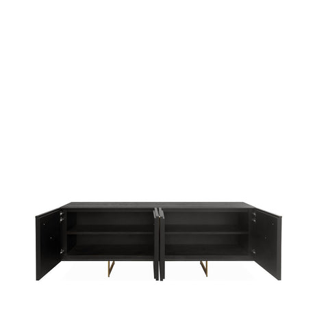 Ivanna 4 Door Sideboard Espresso Oak