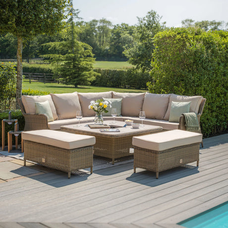 Winchester Royal Corner Dining Set - Ceramic Top