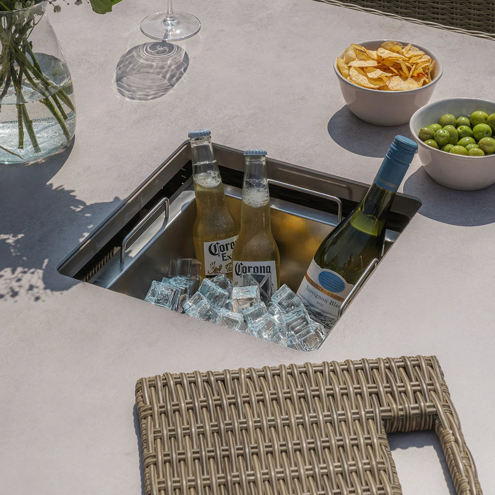 Winchester Royal U-Shaped Sofa Set with Rising Table - Ceramic Top