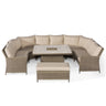 Winchester Royal U-Shaped Sofa Set with Rising Table - Ceramic Top