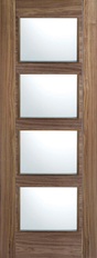 Walnut Vancouver Glazed 4L - Walnut - 1981 x 610 (24") x 35mm