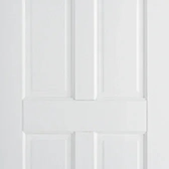 White Canterbury 4 panel interior door with classic rectangular design