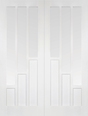 White Coventry Glazed Pair - White - 1981 x 1067 (42") x 40mm