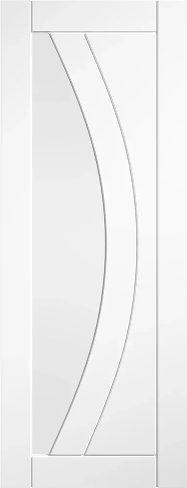 White Girona Clear Glazed - White - 1981 x 686 (27") x 35mm