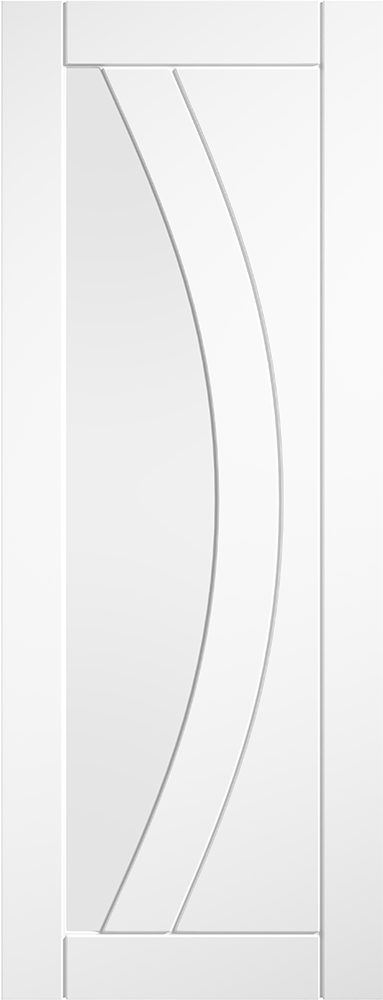 White Girona Clear Glazed - White - 1981 x 686 (27") x 35mm