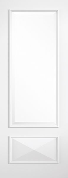 White Knightsbridge Glazed 1L - White - 1981 x 686 (27") x 35mm